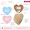 Kate Aspen® Kraft Heart Baby Shower Keepsake Book
